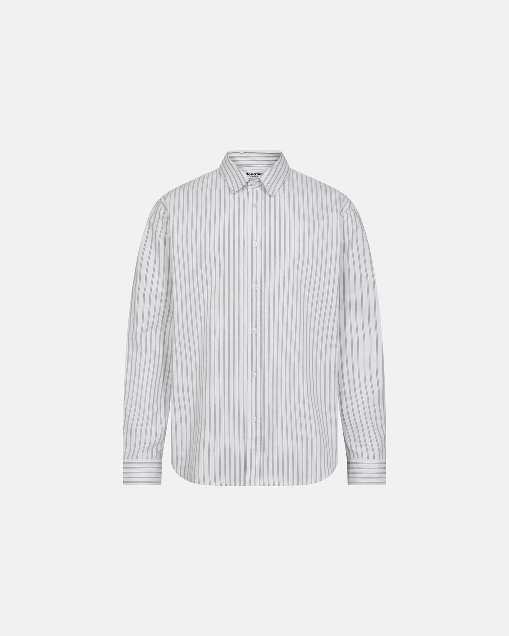 Resteröds Davis Shirt vit med ränder