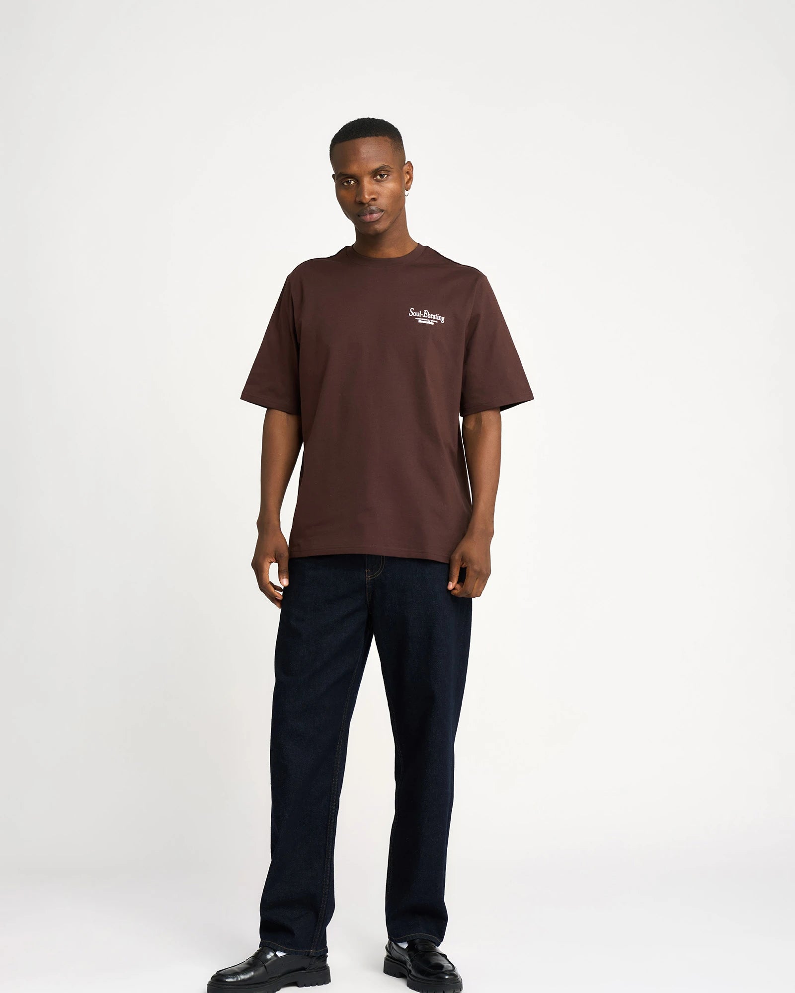 Resteröds Tas Print Tee - Brun