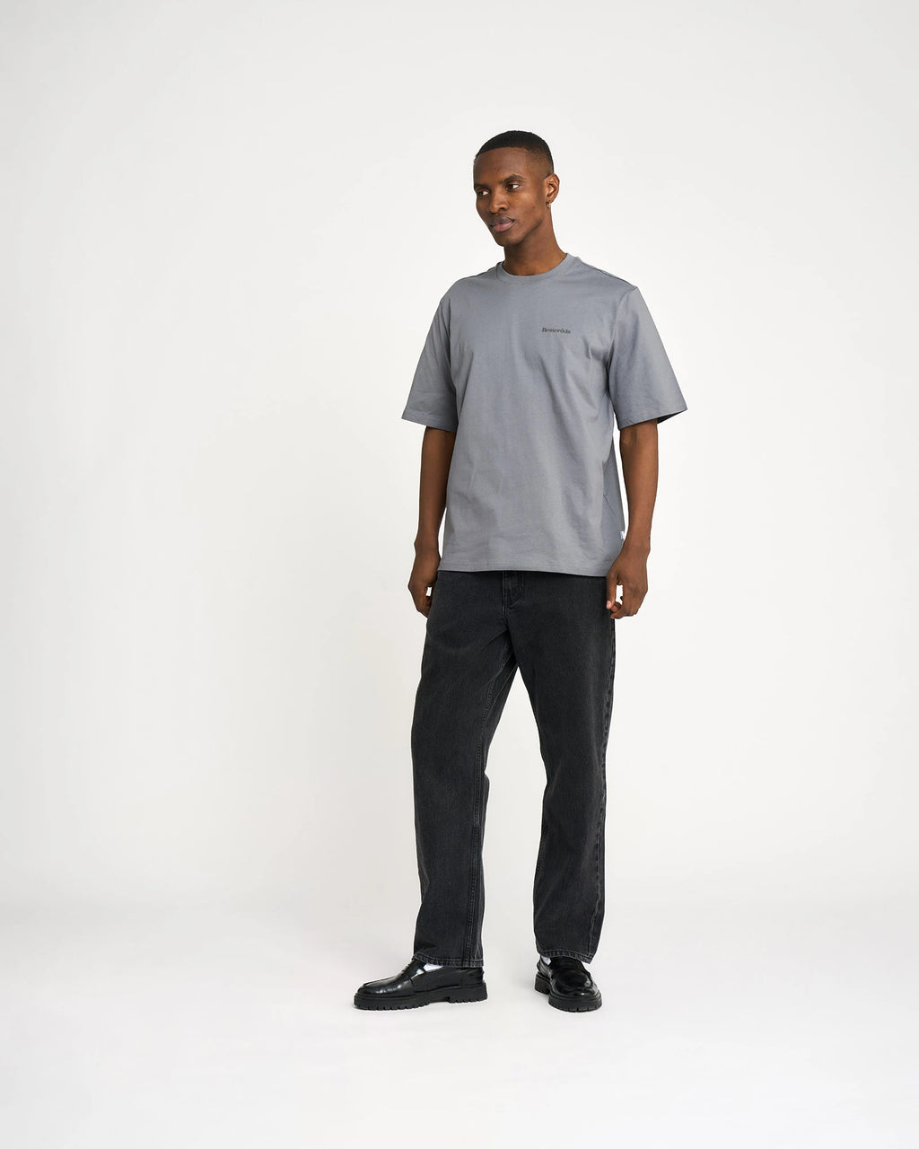 Resteröds Owen Loose Fit Jeans - Mörkgrå