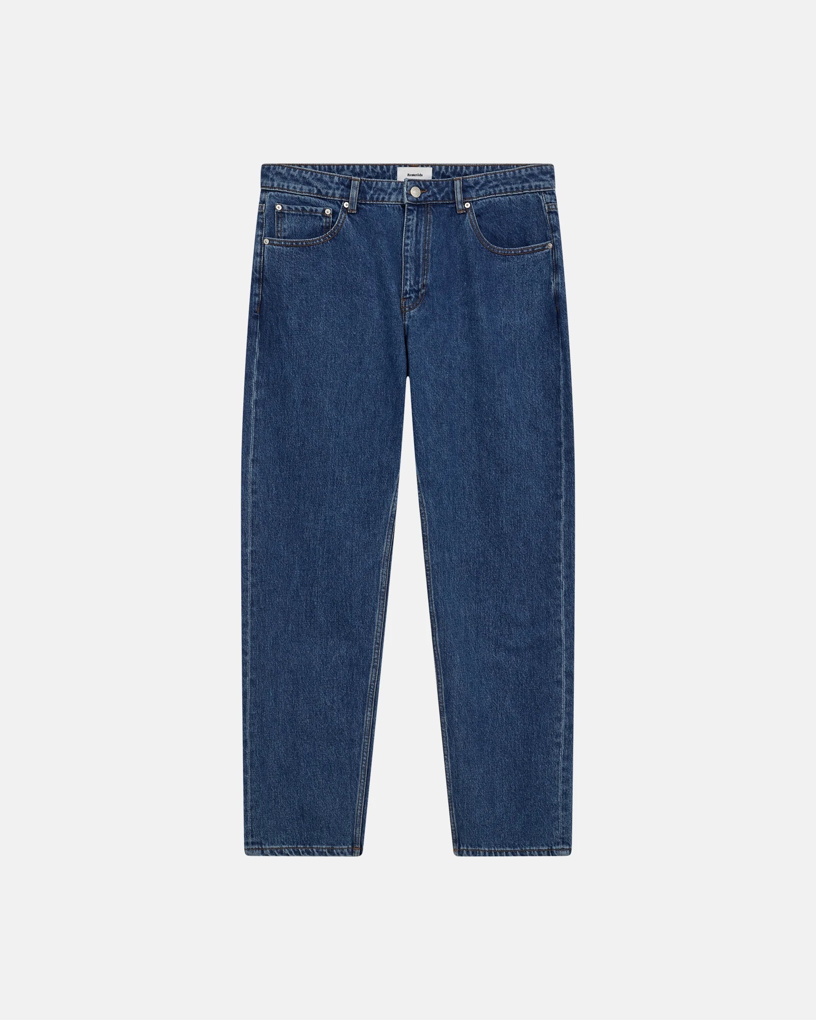 Resteröds Mason Straight Fit Jeans - Blå