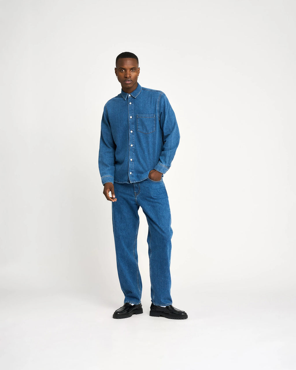 Resteröds Jace Denimskjorta - Blå