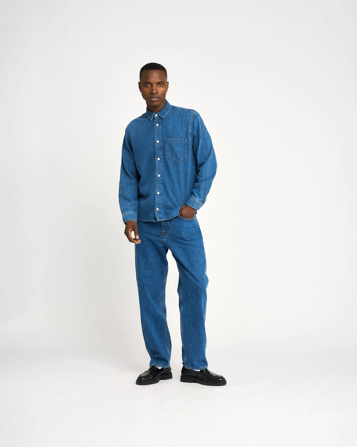 Resteröds Jace Denimskjorta - Blå