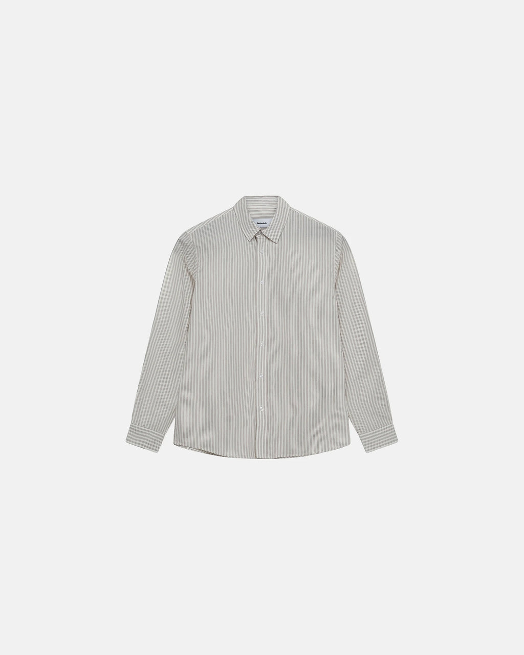 Resteröds Chris Shirt - Ljusgrå randig