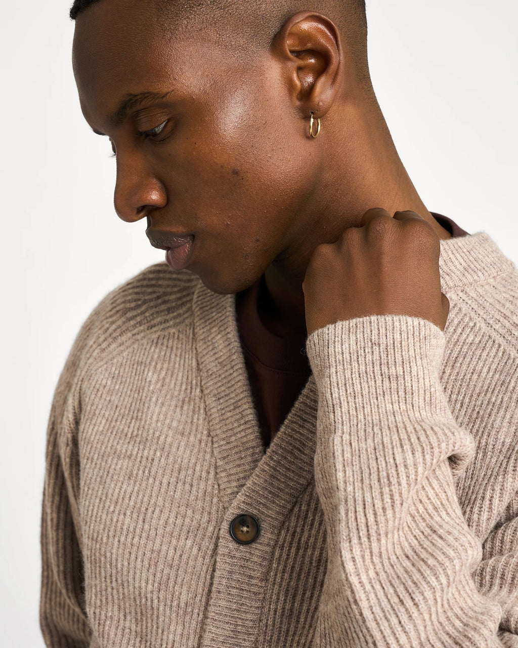 Resteröds Kyle Cardigan - Sand