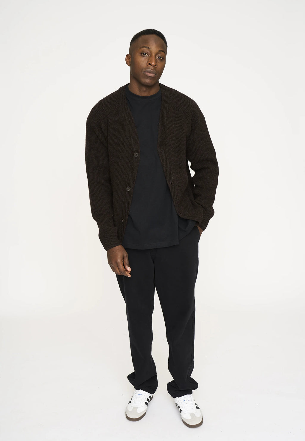 Resteröds Kyle Cardigan - Brun