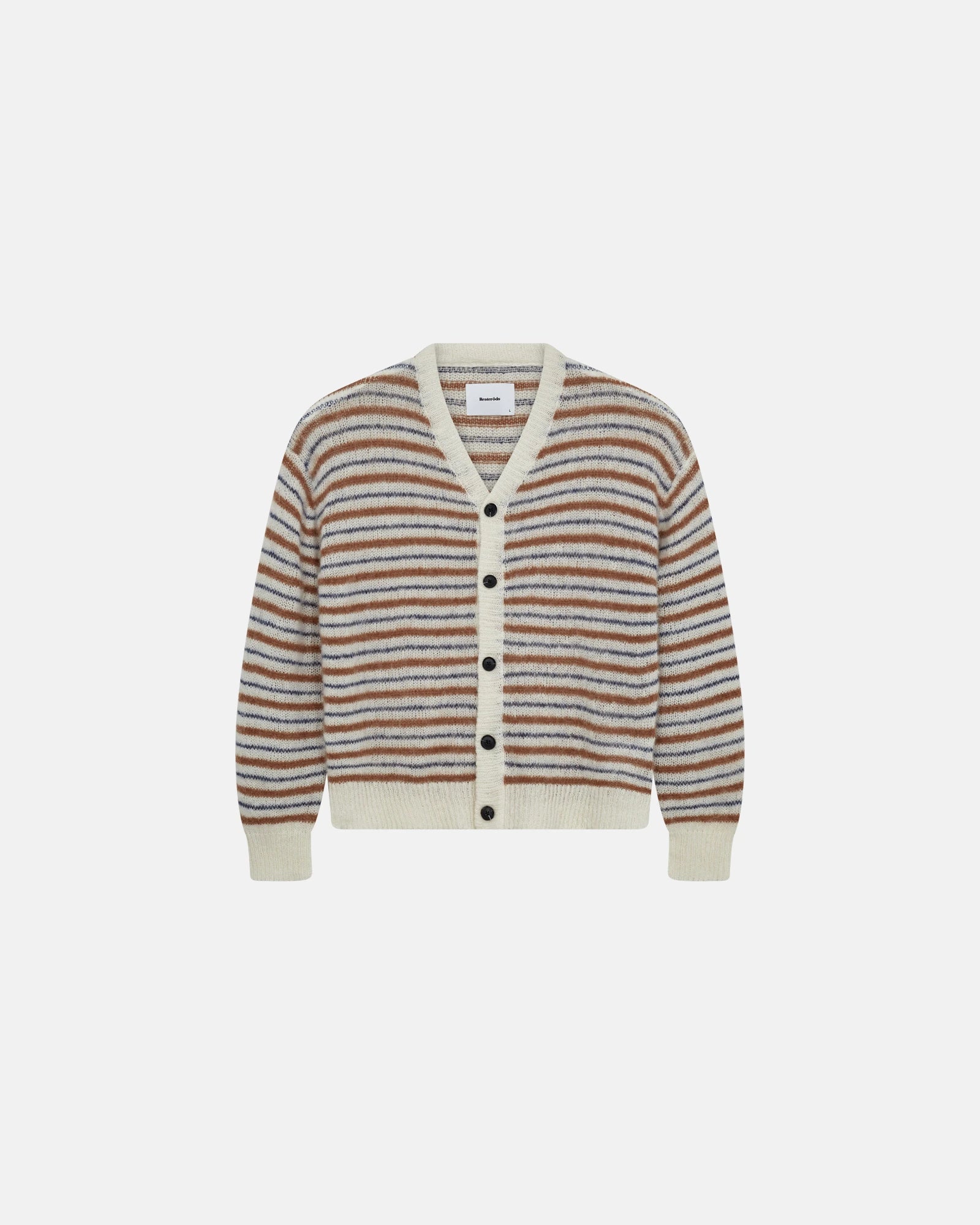 Resteröds Victor Mohair Cardigan - Sand