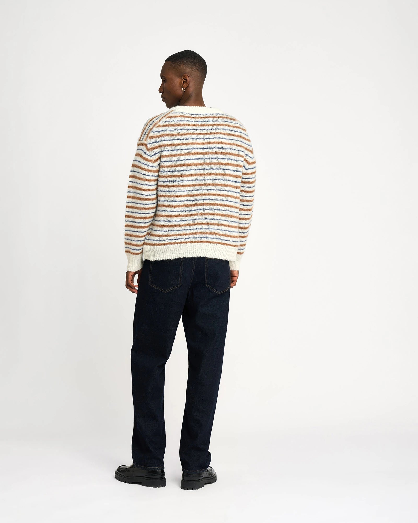 Resteröds Victor Mohair Cardigan - Sand