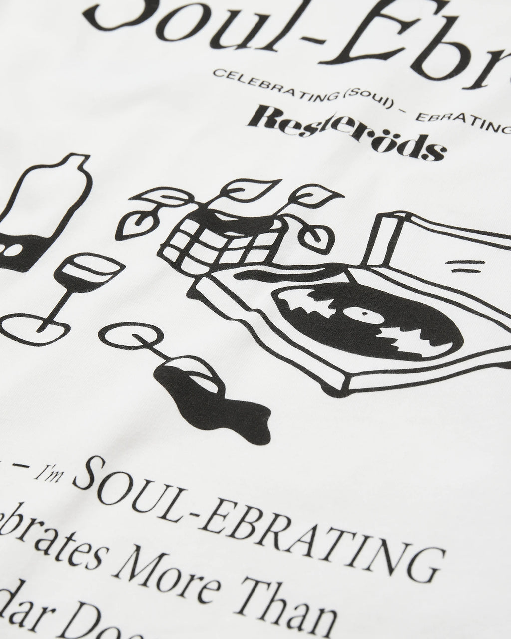 Resteröds Tas Print Tee - Vit