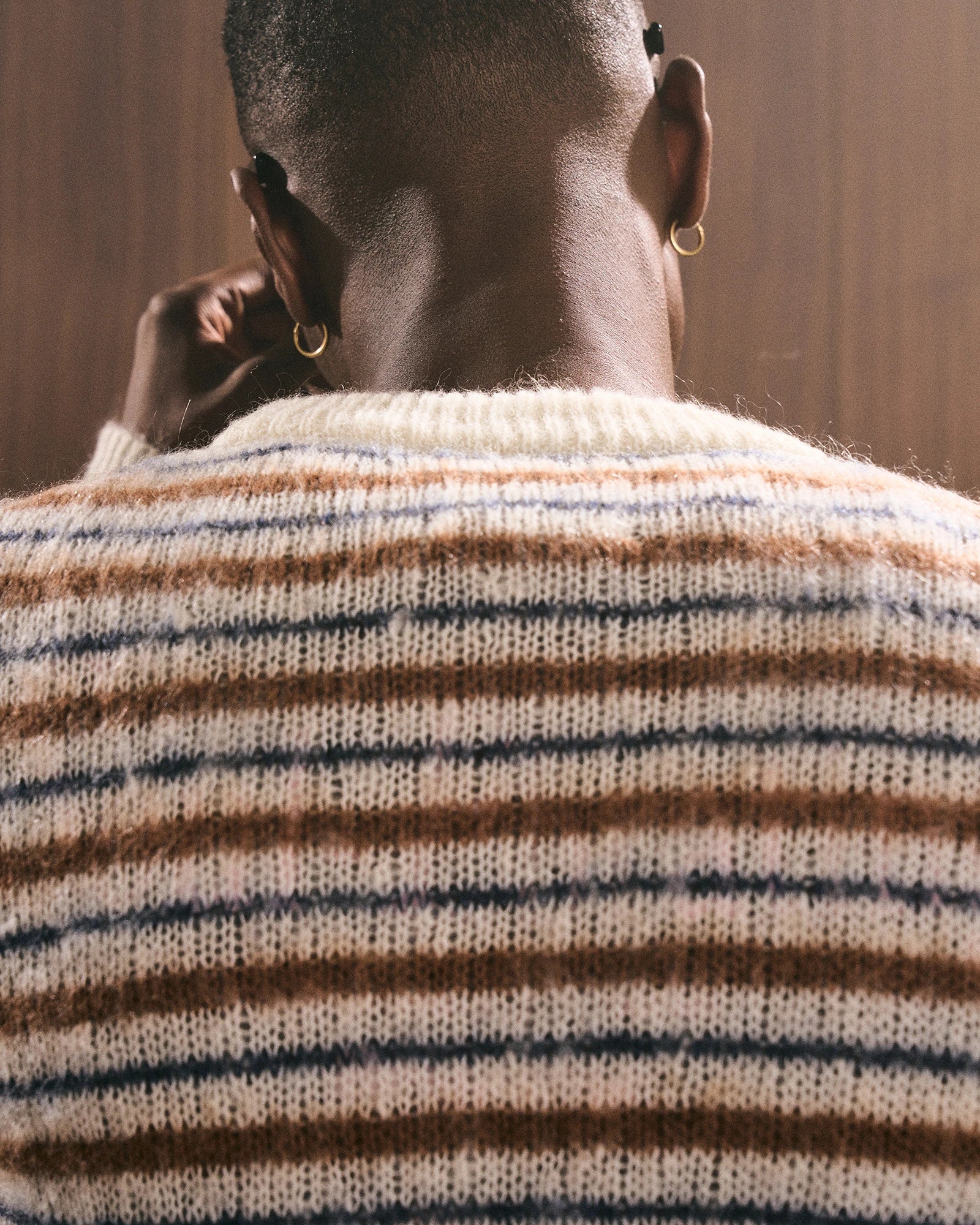 Resteröds Victor Mohair Cardigan - Sand