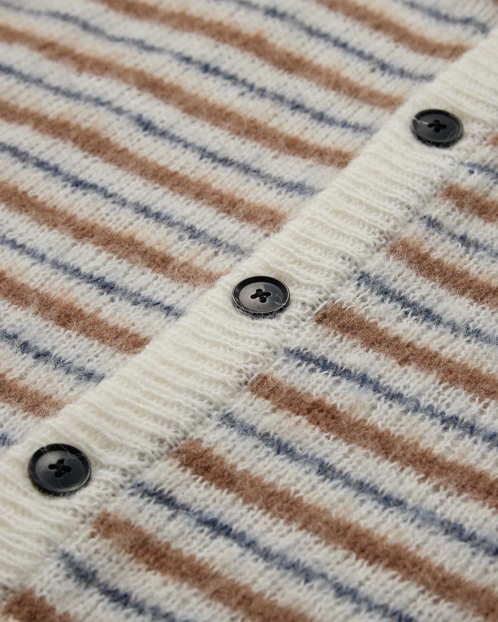 Resteröds Victor Mohair Cardigan - Sand