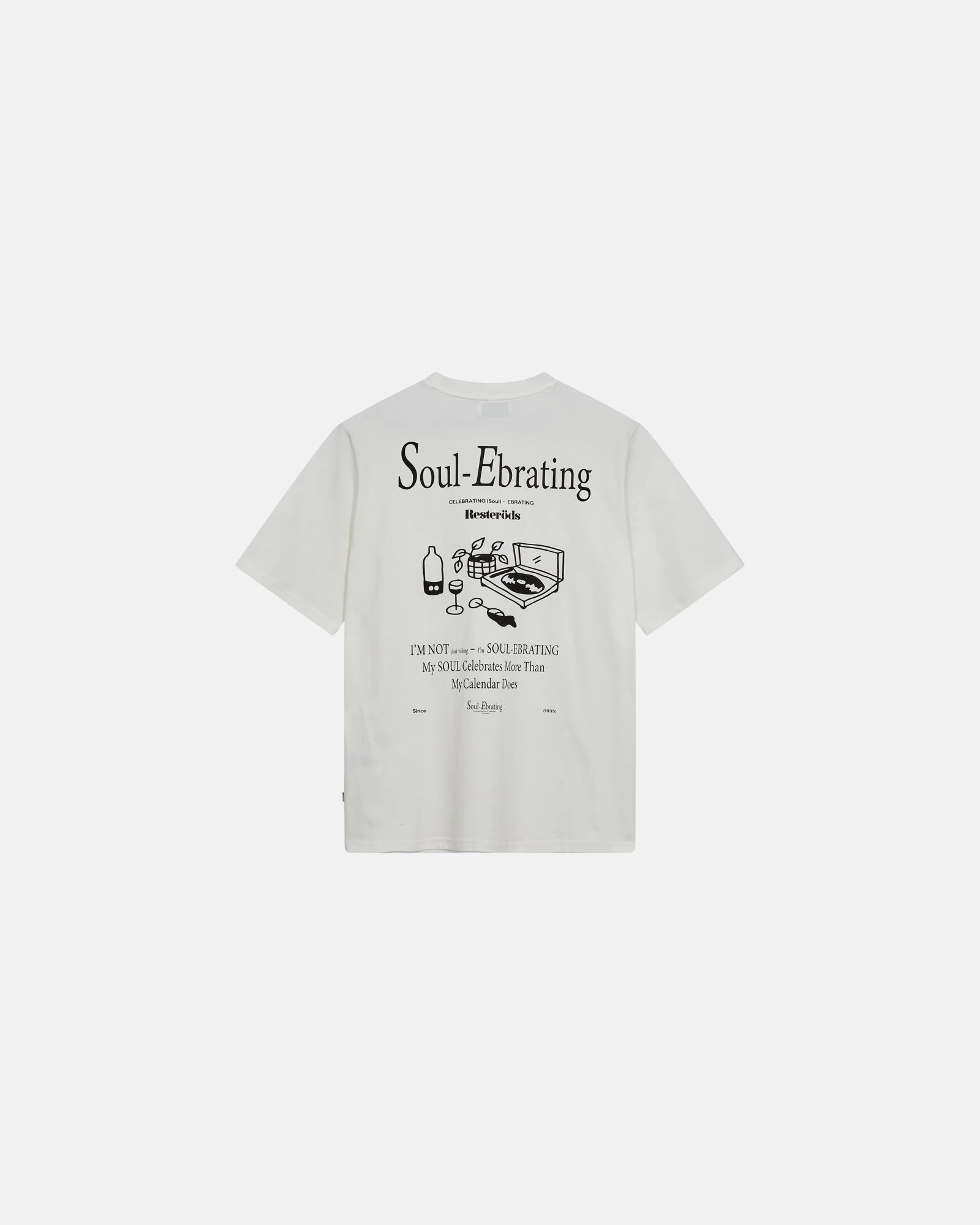 Resteröds Tas Print Tee - Vit