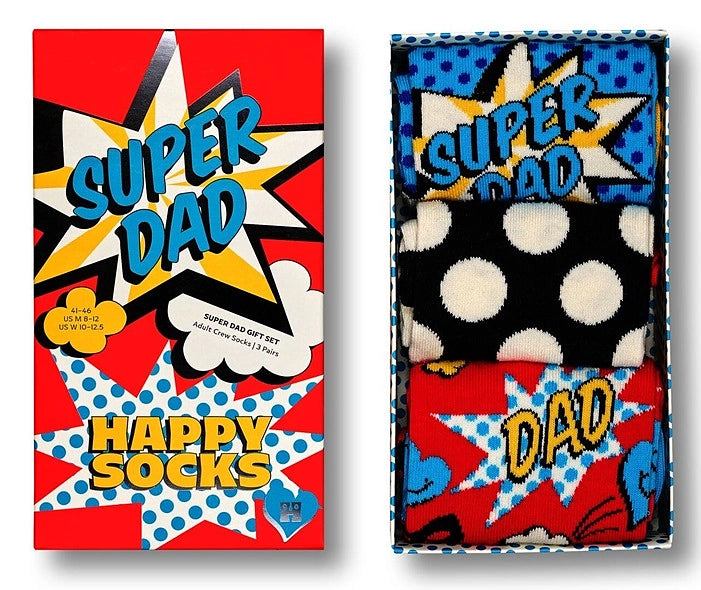 Happy Socks 3-pack - Superdad