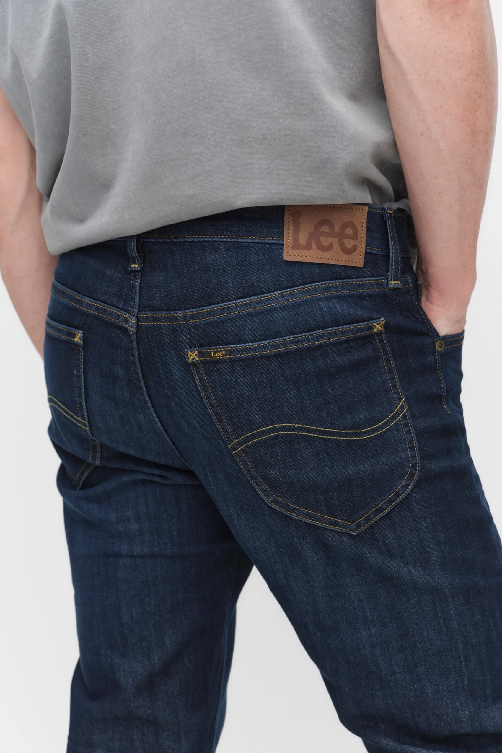 Lee Daren Regular fit Jeans - Mörkblå