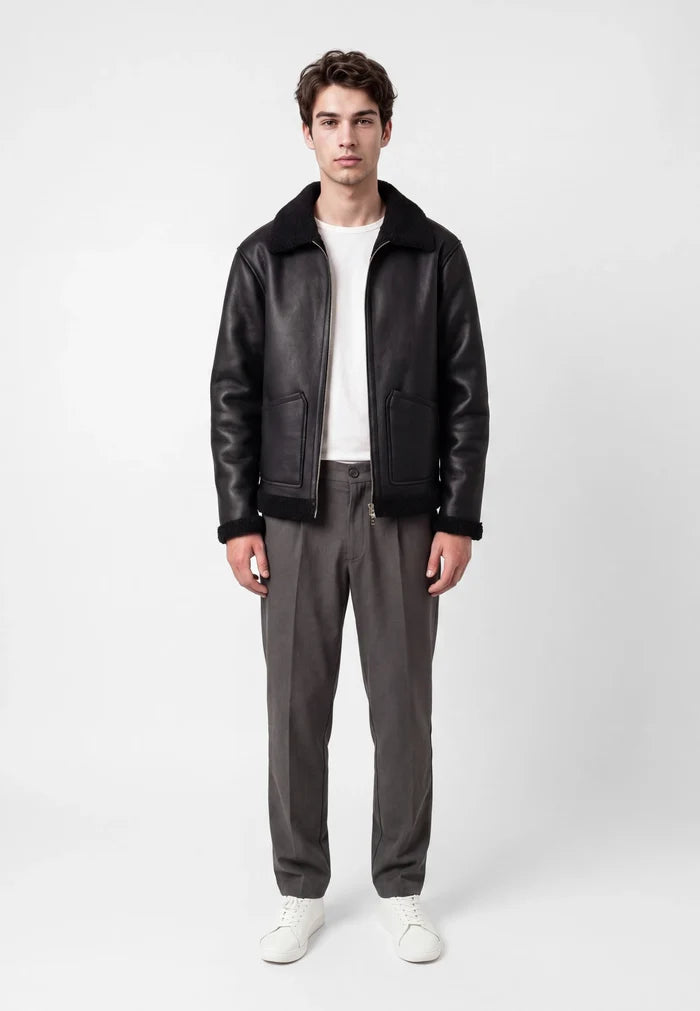 Ciszere Loux Shearling Jacket - Svart