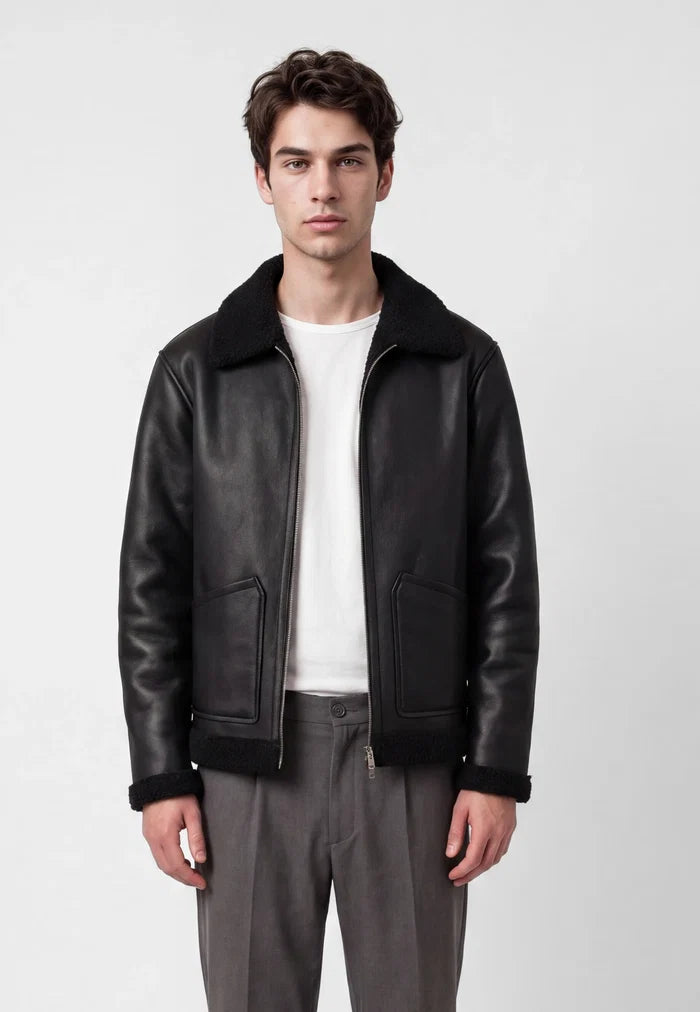 Ciszere Loux Shearling Jacket - Svart
