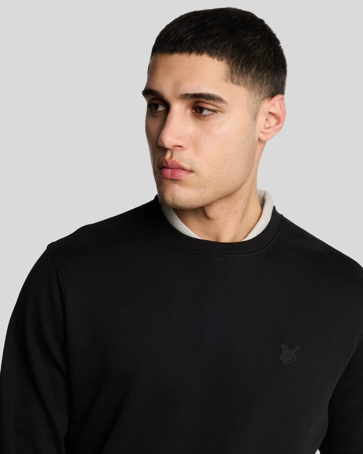 Lyle & Scott Tonal Sweatshirt - Svart