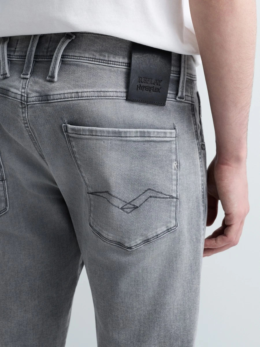 REPLAY Anbass Slim Hyperflex - Grå