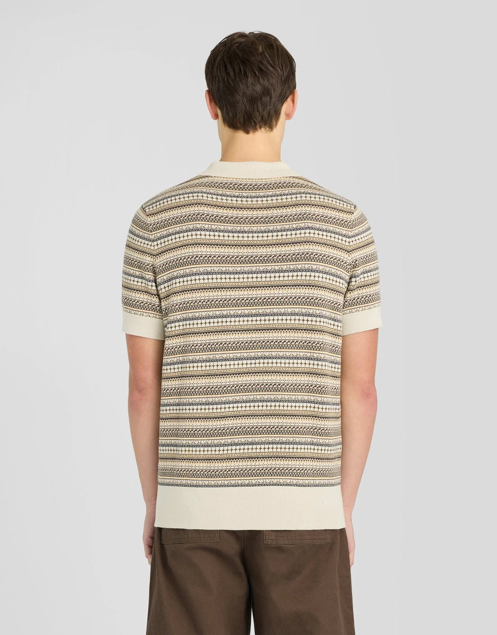 Lyle & Scott Stickad Piké - Vit