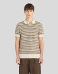Lyle & Scott Stickad Piké - Vit