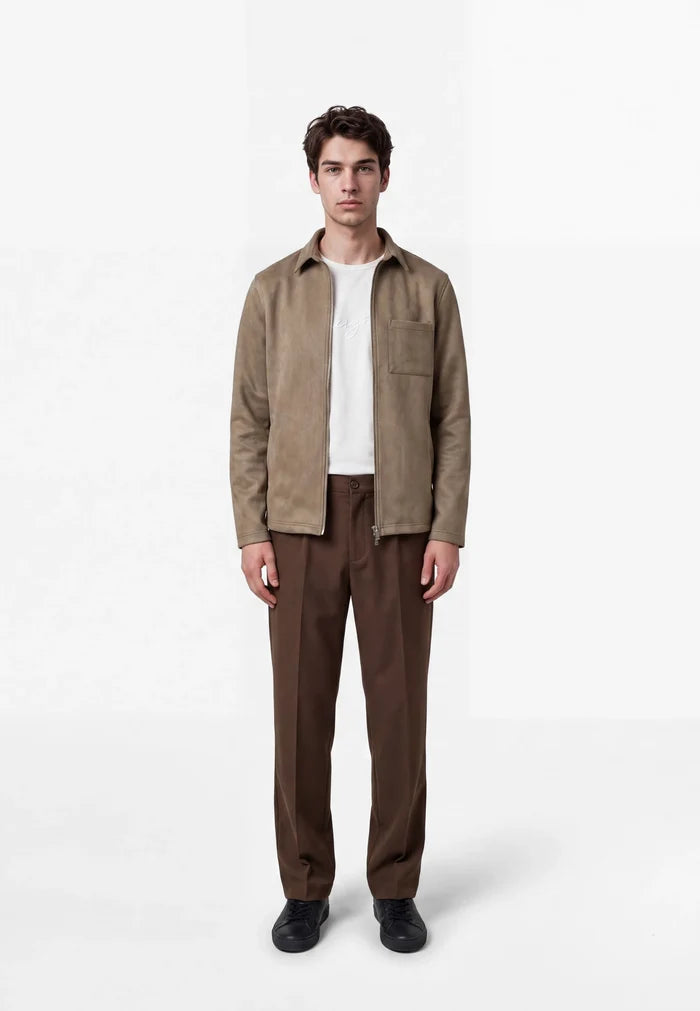 Ciszere Neo Mockaovershirt 2.0 - Dusty Clay Taupe