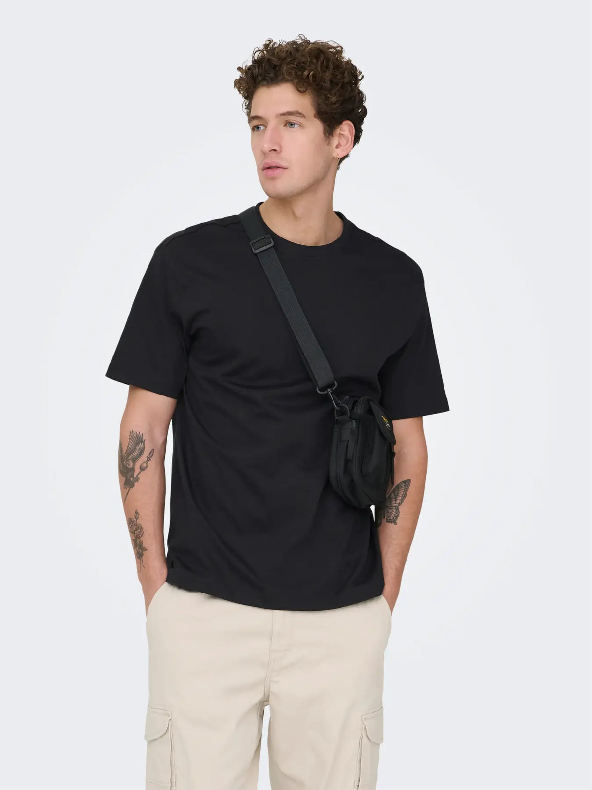 Only & Sons Fred Relaxed T-Shirt - Svart