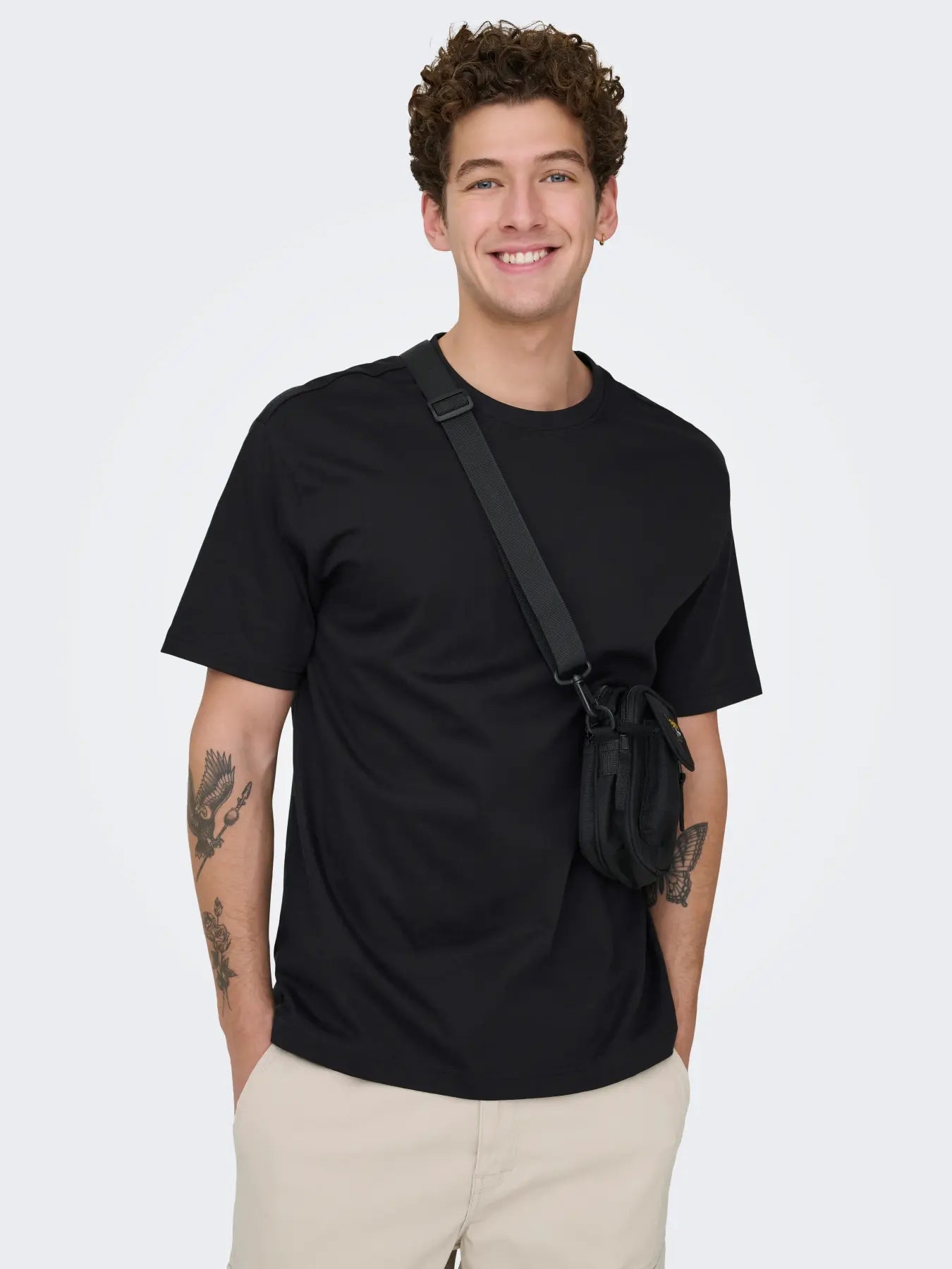Only & Sons Fred Relaxed T-Shirt - Svart