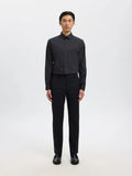 Selected SLIM FILIP PERFORMANCE SHIRT BLACK