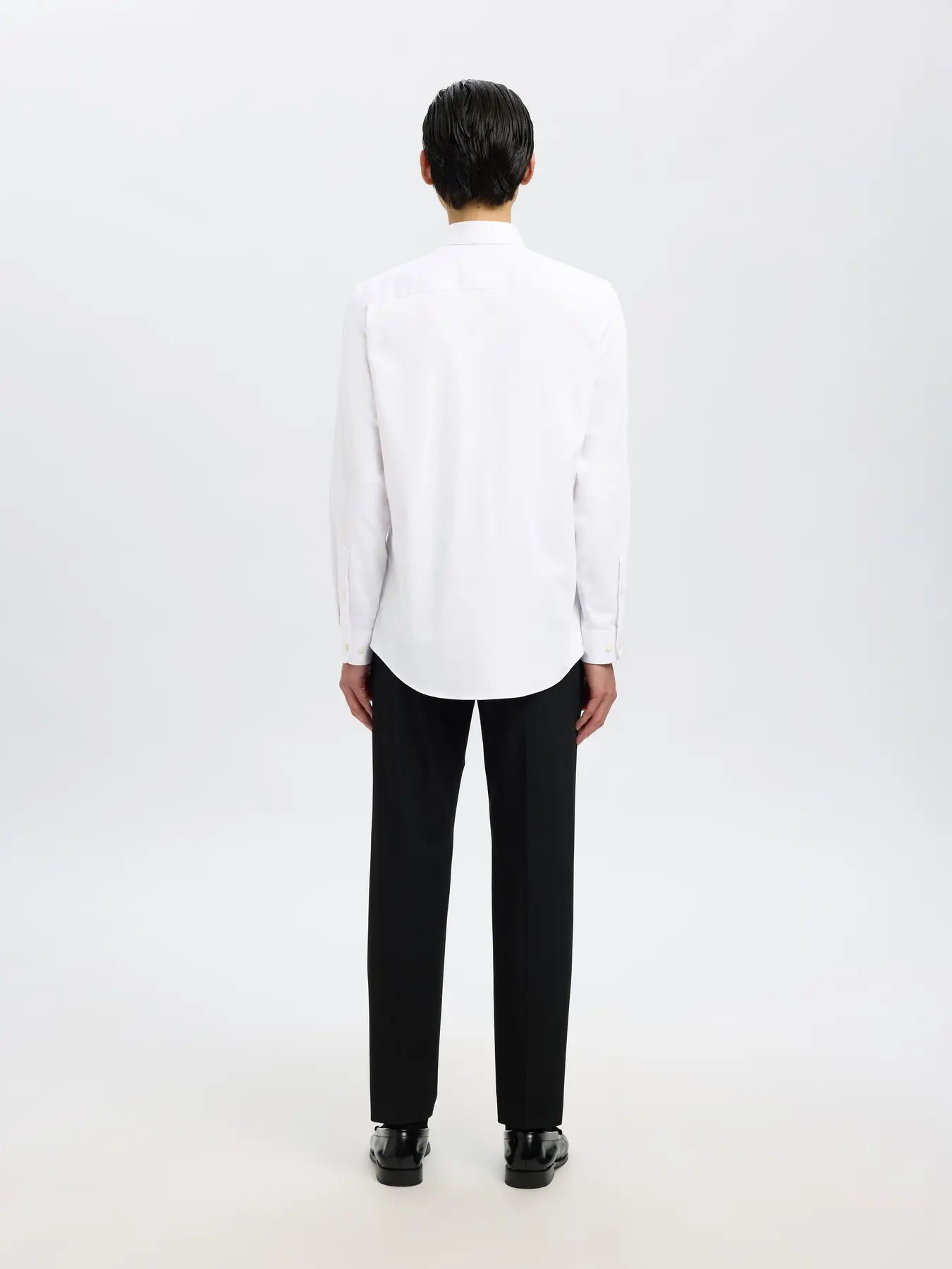 Selected SLIM FILIP PERFORMANCE SHIRT BRIGHT WHITE