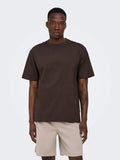 Only & Sons Fred Relaxed T-Shirt - Brun
