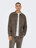 Only & Sons Alp Manchester Overshirt - Brun