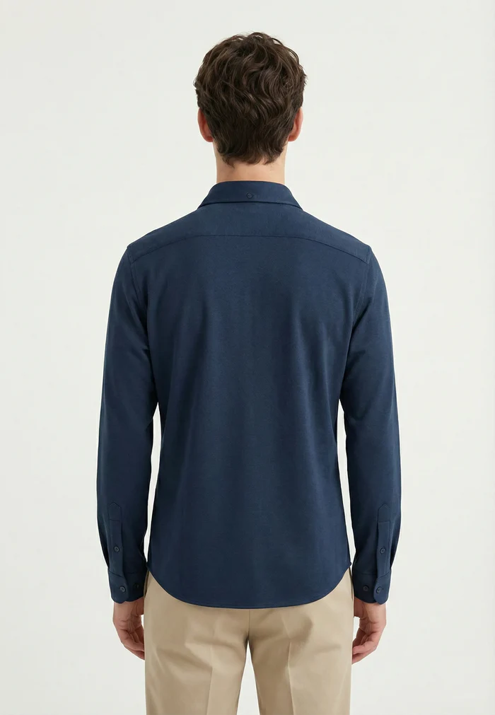 CISZERE Redy viskosskjorta Midnight Ocean Blue