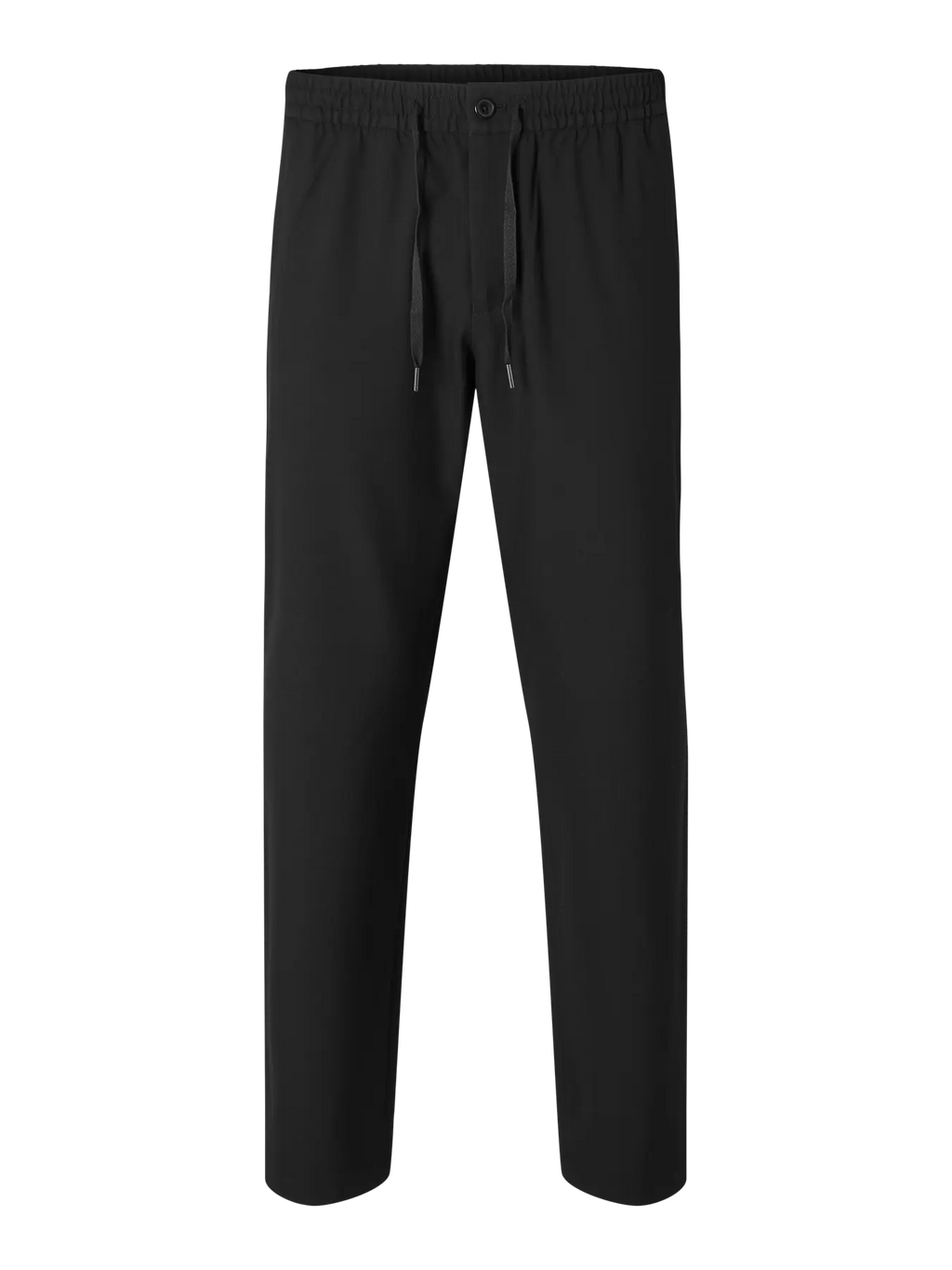 Selected STRAIGHT ROBERT STRING PANT BLACK