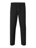 Selected STRAIGHT ROBERT STRING PANT BLACK