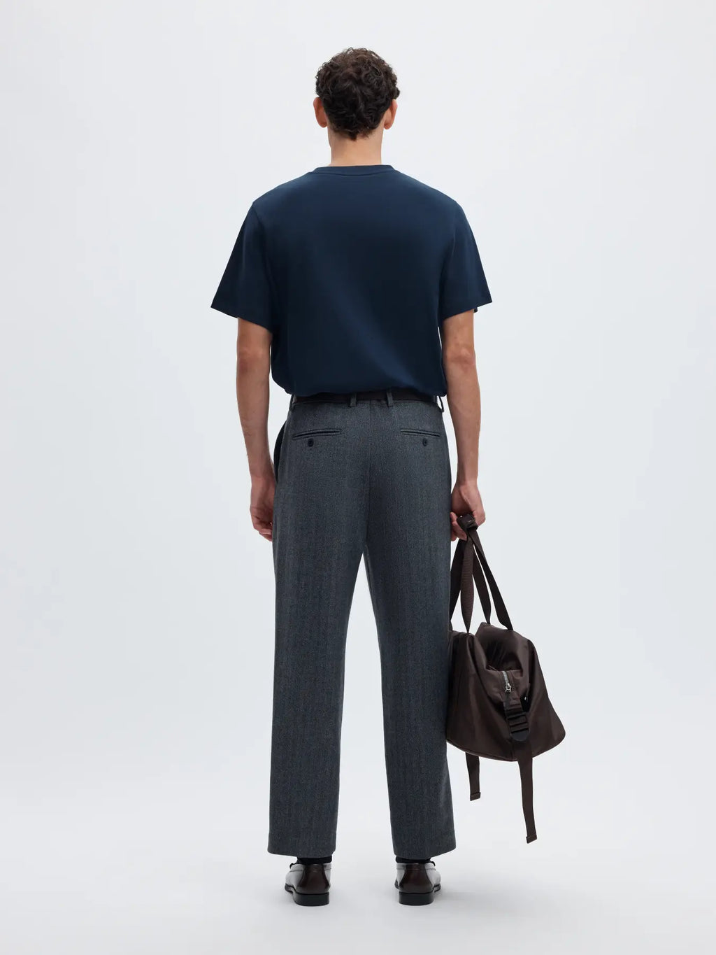 Selected Taj Relaxed Tee - Navy