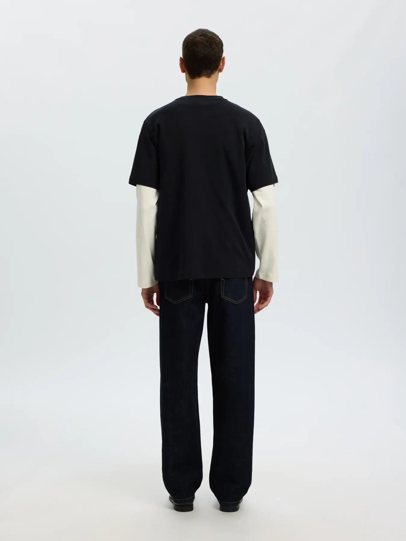 Selected Taj Relaxed Tee - Svart
