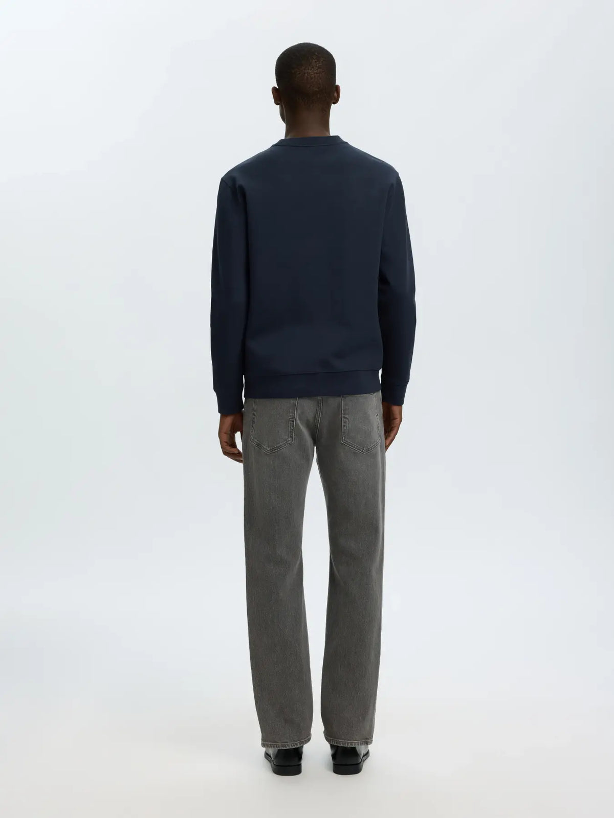 Selected Tom Soft Crewneck - Navy