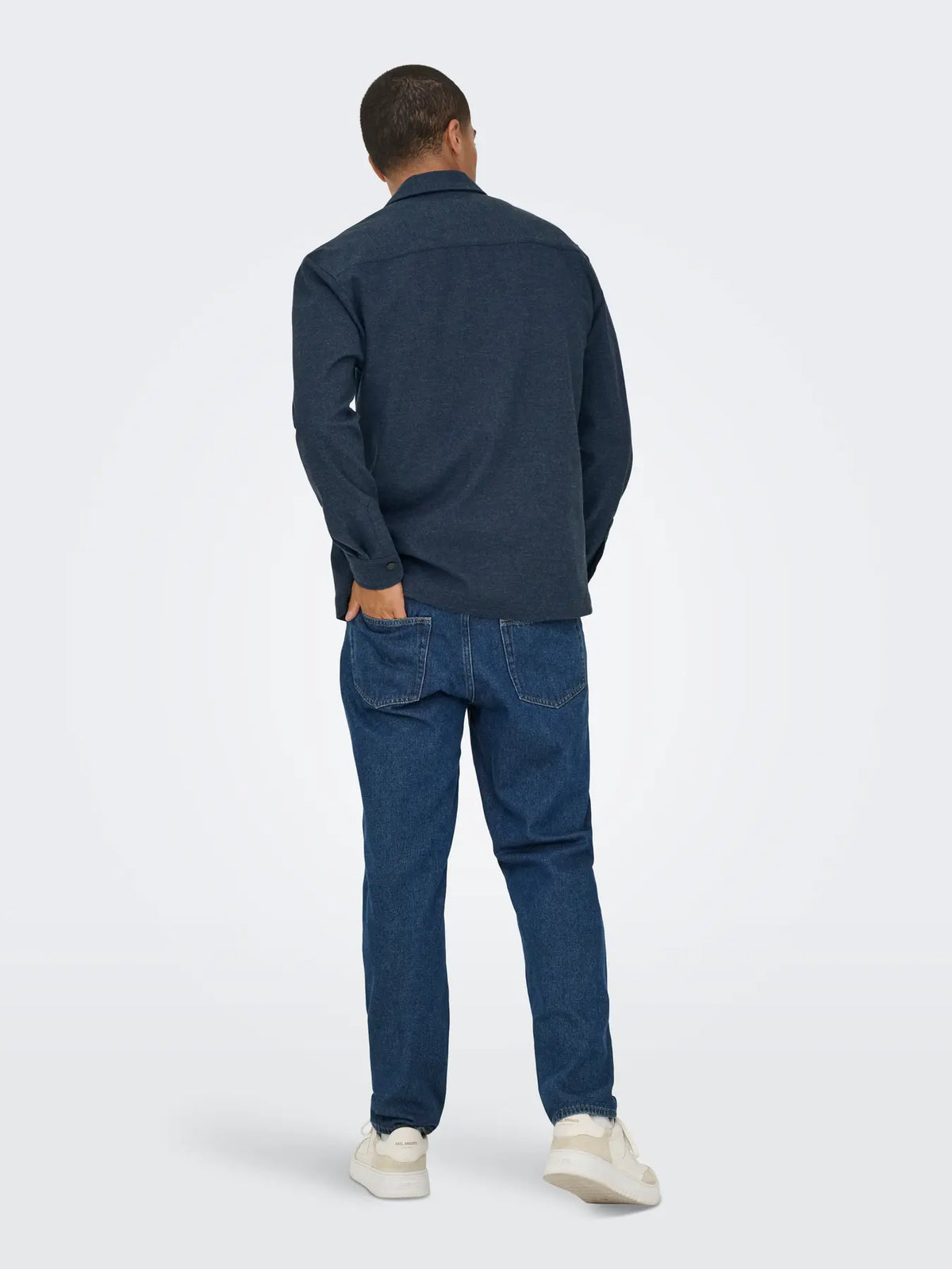 Only & Sons Mark Overshirt - Mörkblå